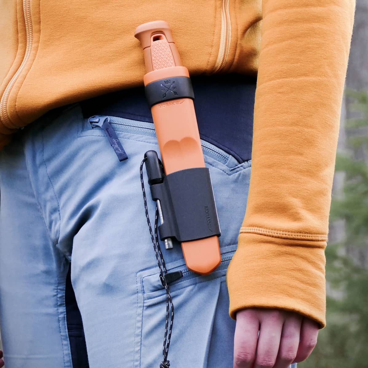 Kansbol med Survival Kit (S), burnt orange