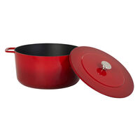 Combekk Støpejernsgryte 32 cm / 12 liter, cherry