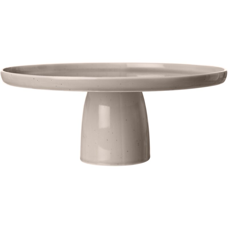 Tårtfat i porslin 27 cm, sand