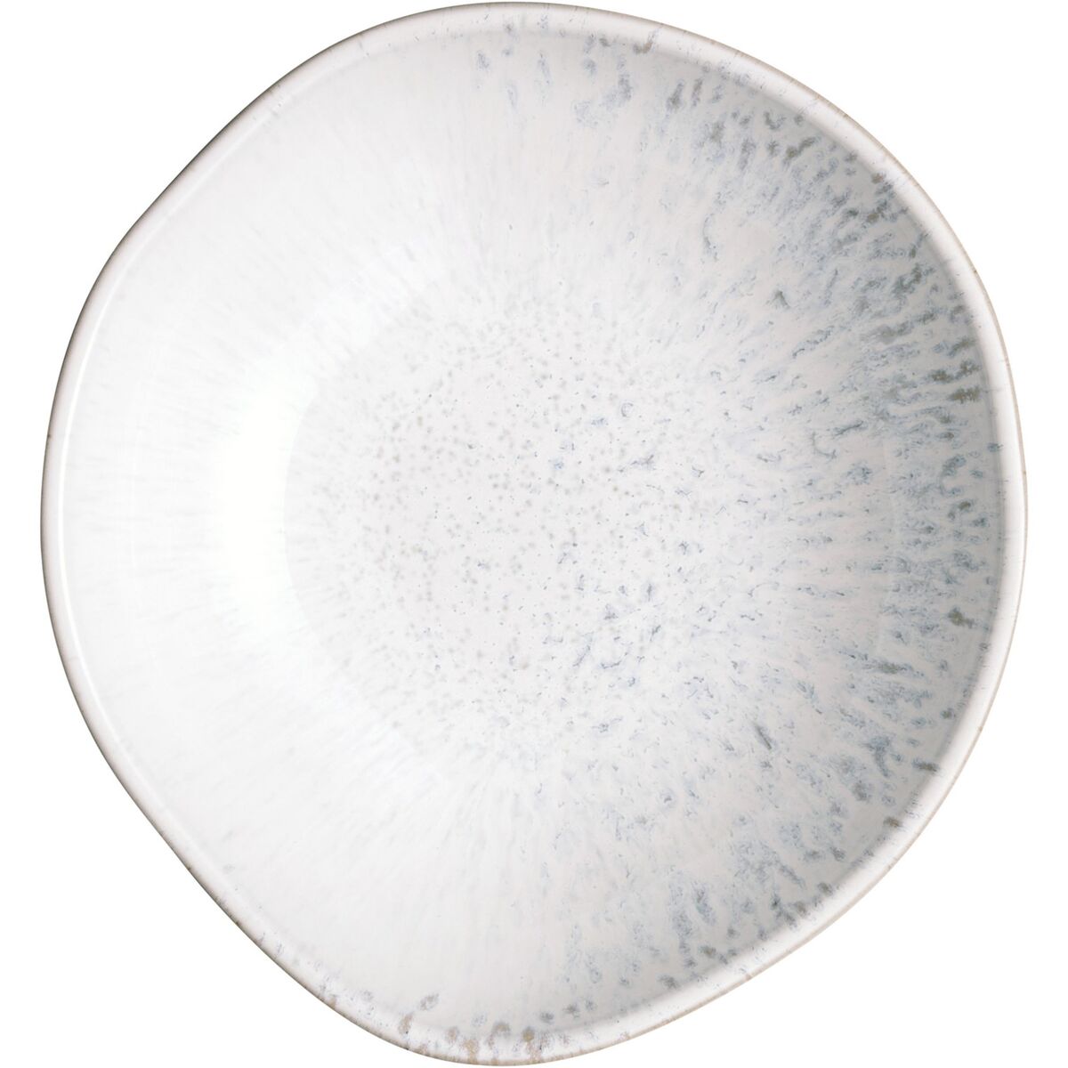 Kiln skål, 19 cm, hvid/grå