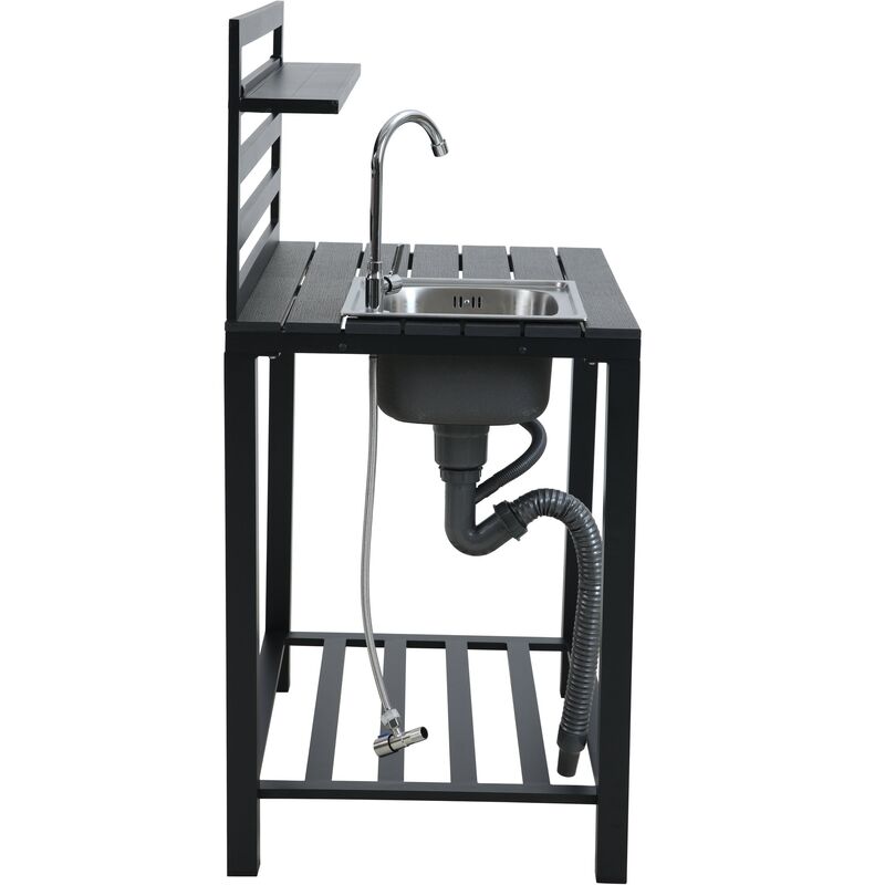 Utekjøkken modul med vask 90 x 60 cm