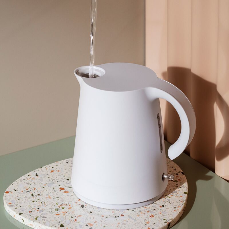 Rise Elkedel 1,2 liter Hvid