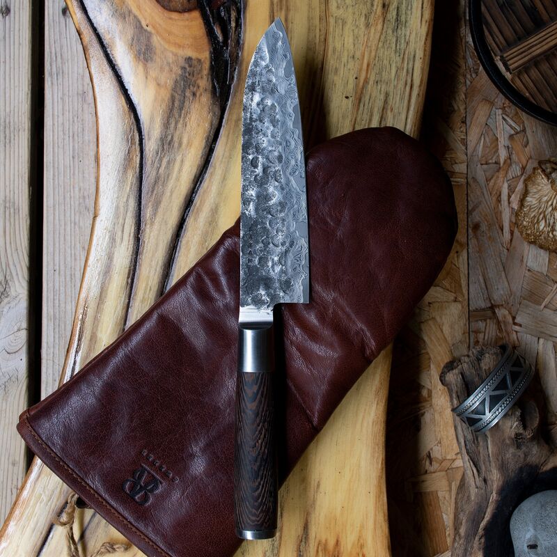 Kuro-santoku-veitsi, 18 cm