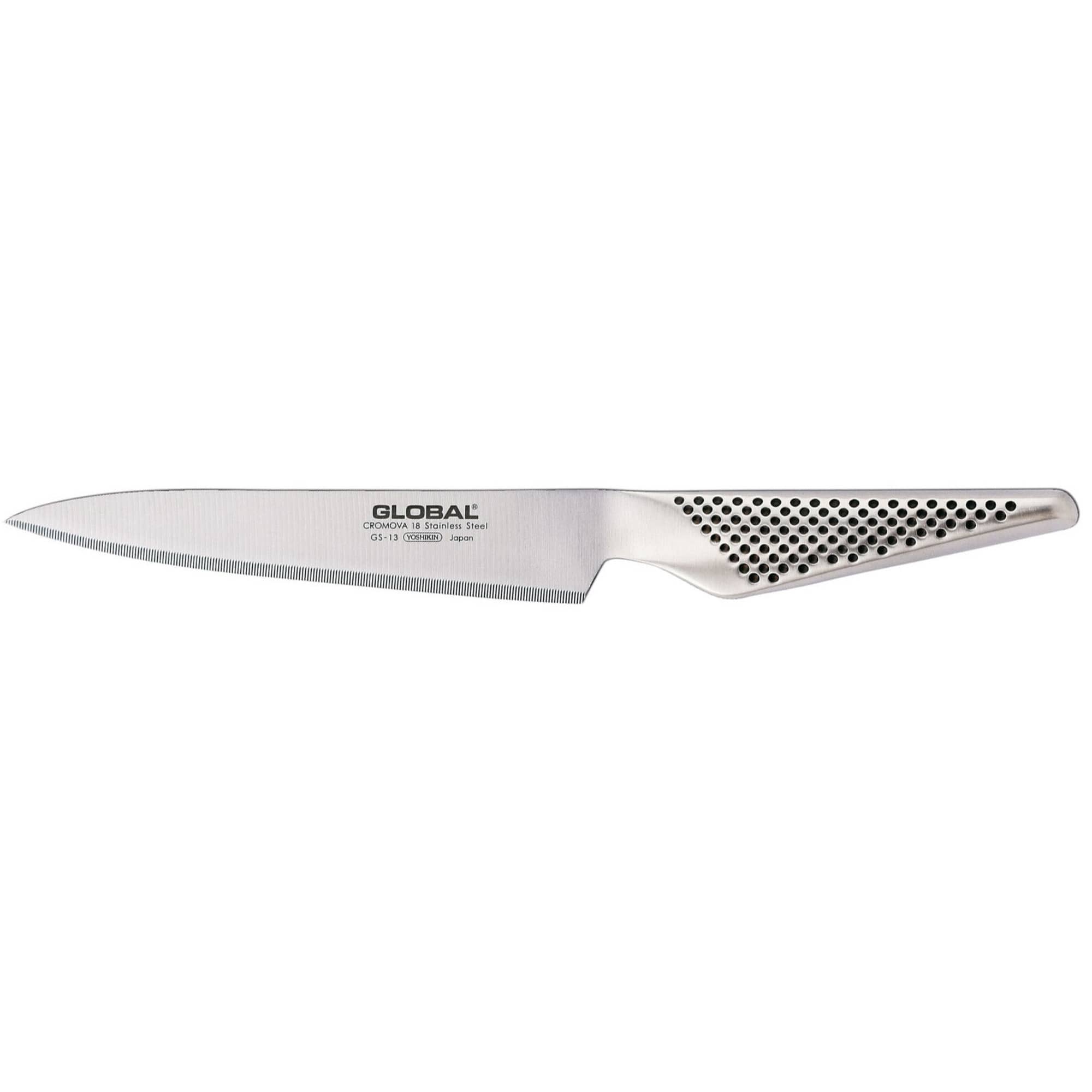 GS-13 Universalkniv fintagget 15 cm rustfritt stål