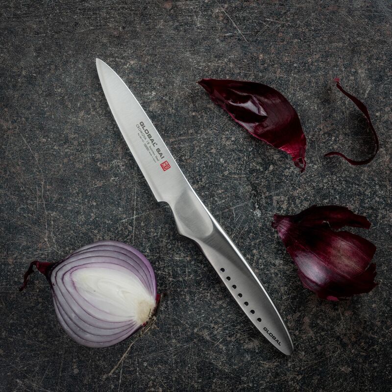 SAI-F01 Skrellekniv 9 cm Helsmidd Enkelstål