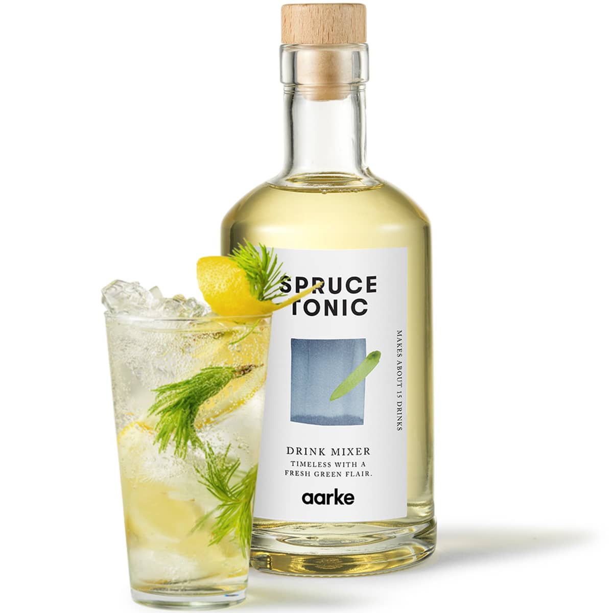 Drink mixer, spruce tonic