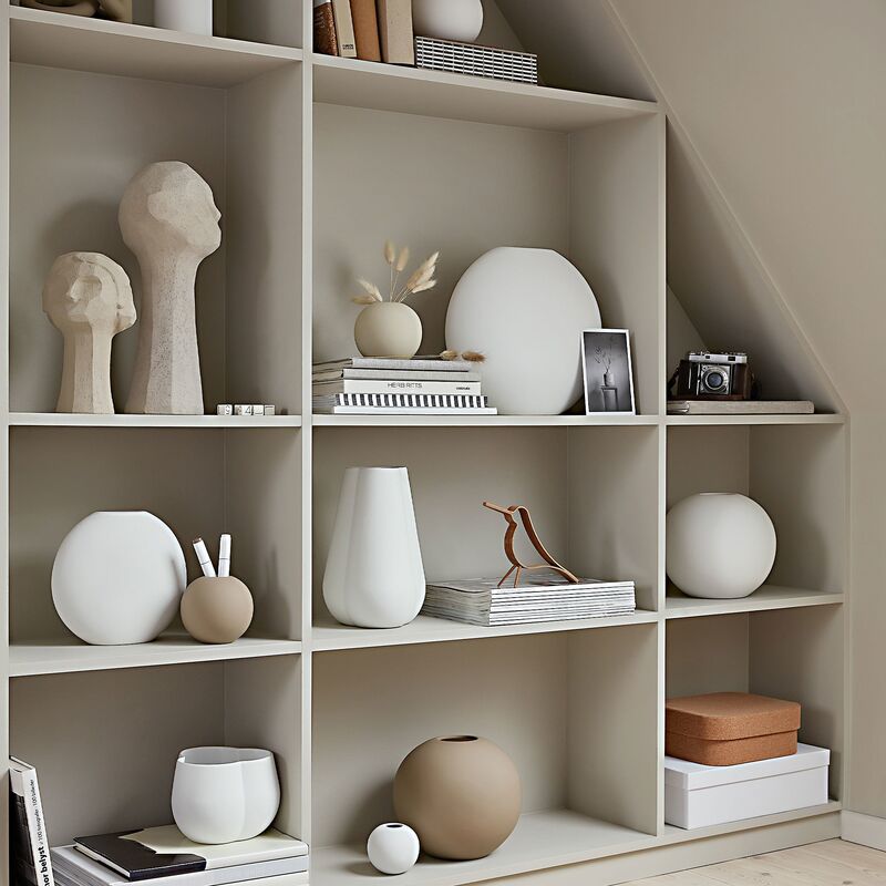 Ball maljakko, 20 cm, sand