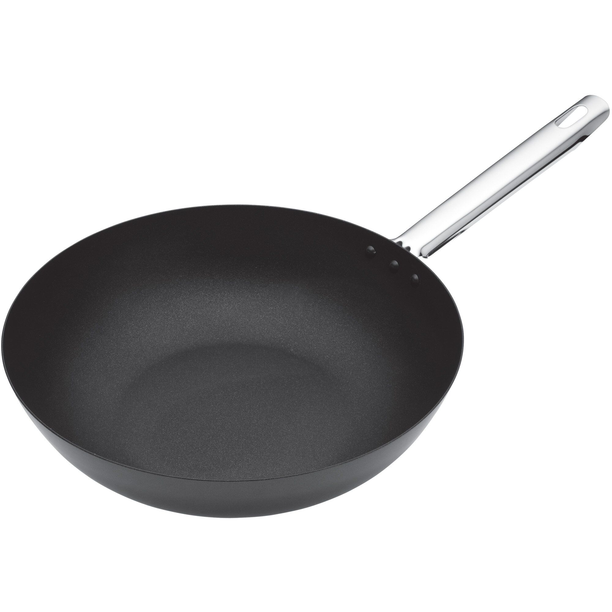 Wokpanna 30 cm, svart