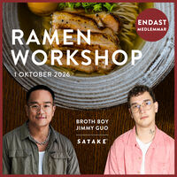 Biljett – Ramen med Jimmy Guo & Broth Boy