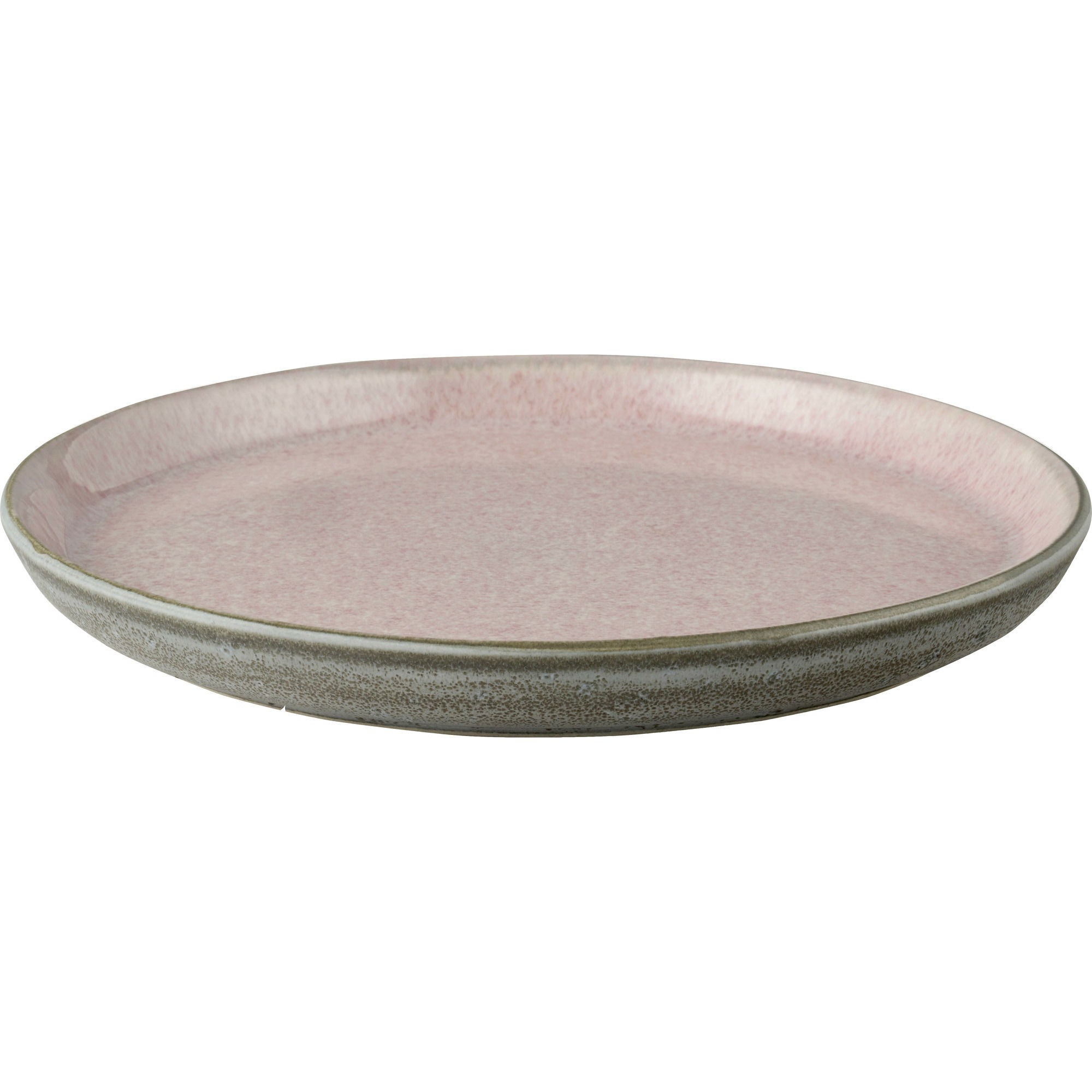 Tallerken Gastro 21 cm grå/rosa Bit