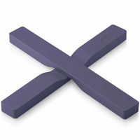 Magnetiska grytunderlägg, violet blue