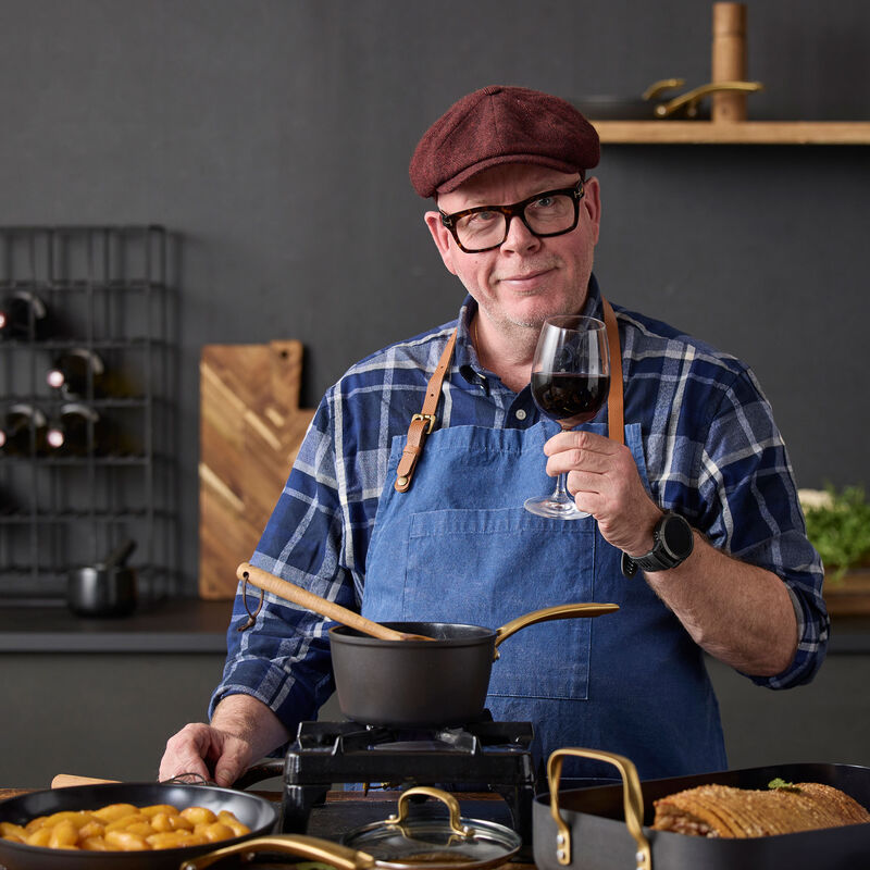 Holm Brasserie kasserolle med glasslokk, 1,5 liter