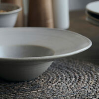 Pion kulho/pastalautanen, harmaa/valkoinen