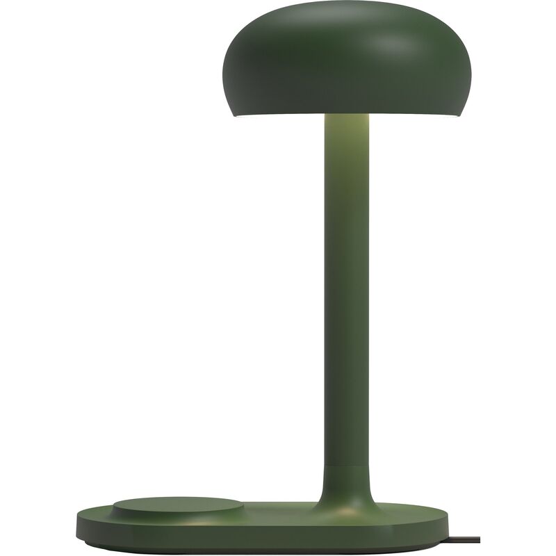 Emendo lampe med Qi trådløs oplader, emerald