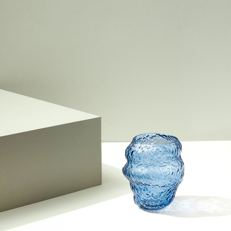 Aurora vase 18 cm, blå