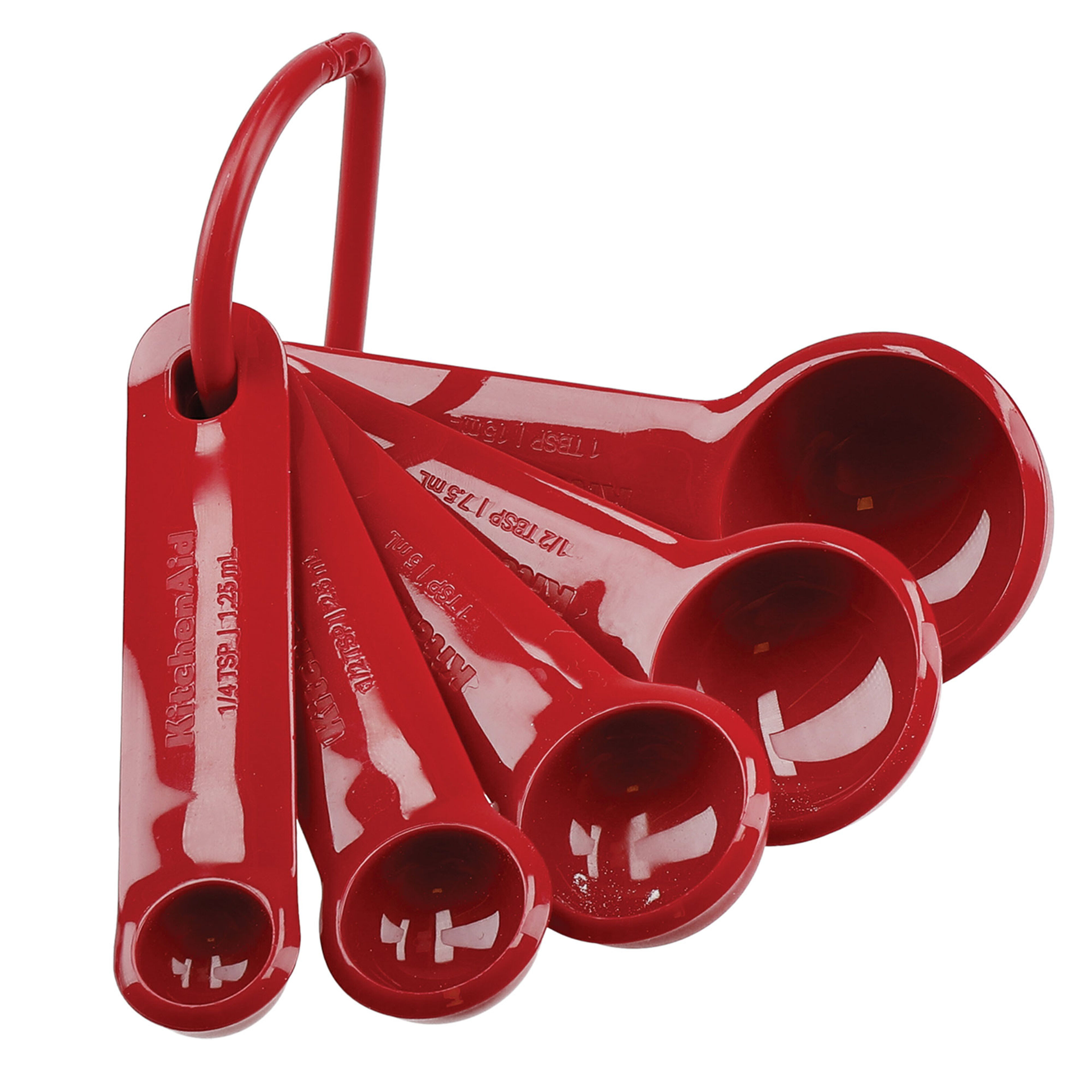 KitchenAid Måleskjeer 5 stk, empire red