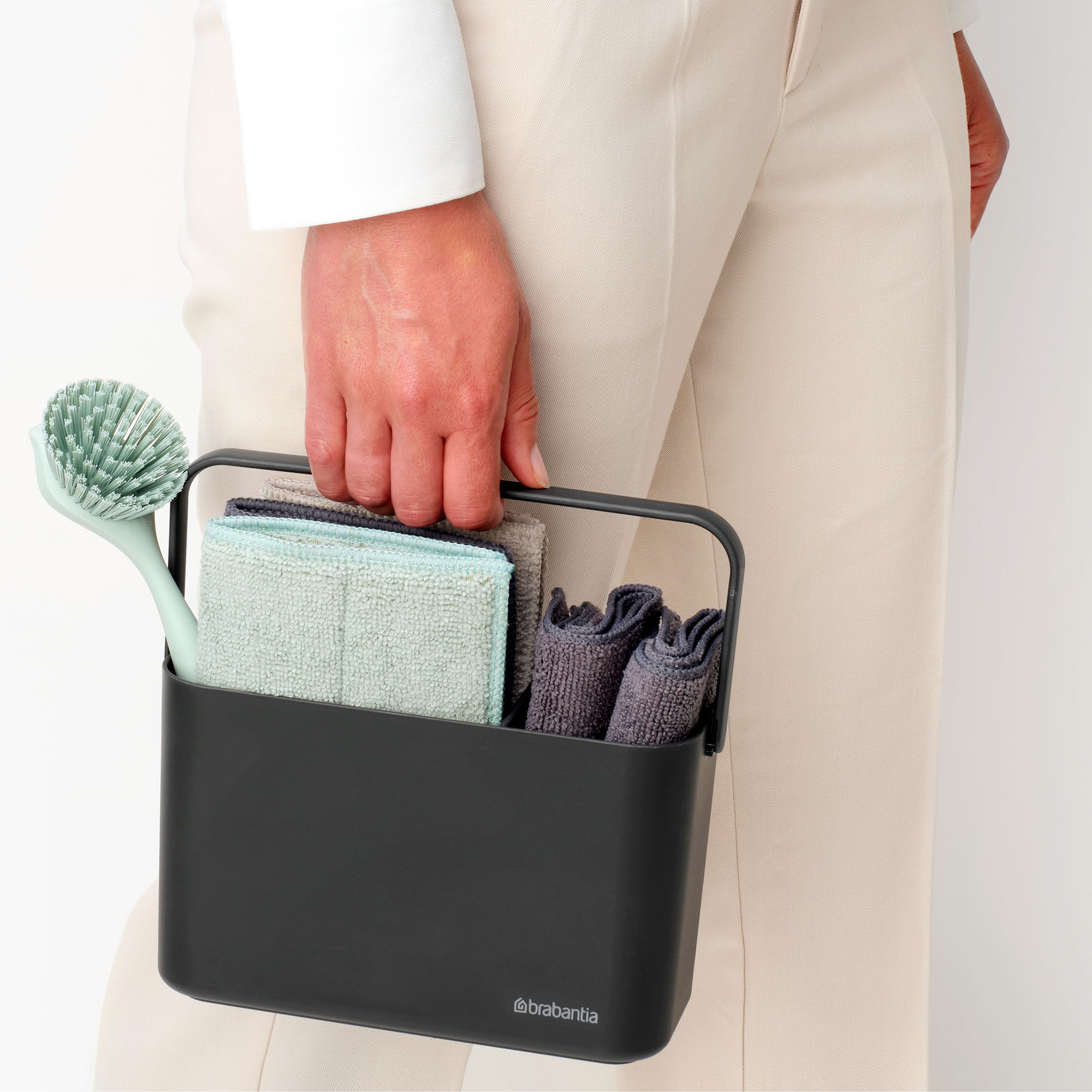 SinkSide rengjøringssett, mørkegrå