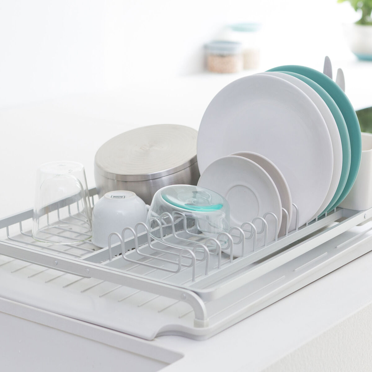 SinkSide opvaskestativ, lysegrå