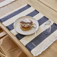 Toppu dækkeserviet, sort, 2 stk.