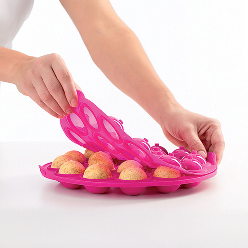 Cake Pops-form i silikon, rosa