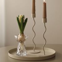 Bulb Twist sipulimaljakko 12 cm, kirkas