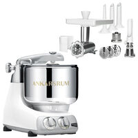 Assistent AKM 6230 røremaskine + komplet kødhakker, mineralhvid
