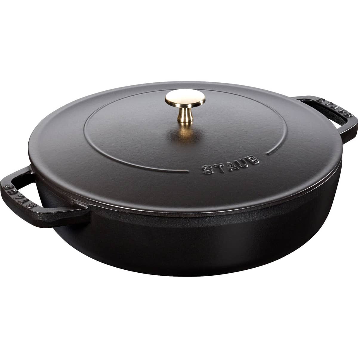 Cocotte Chistera traktörgryta 28 cm 3,7 liter, svart