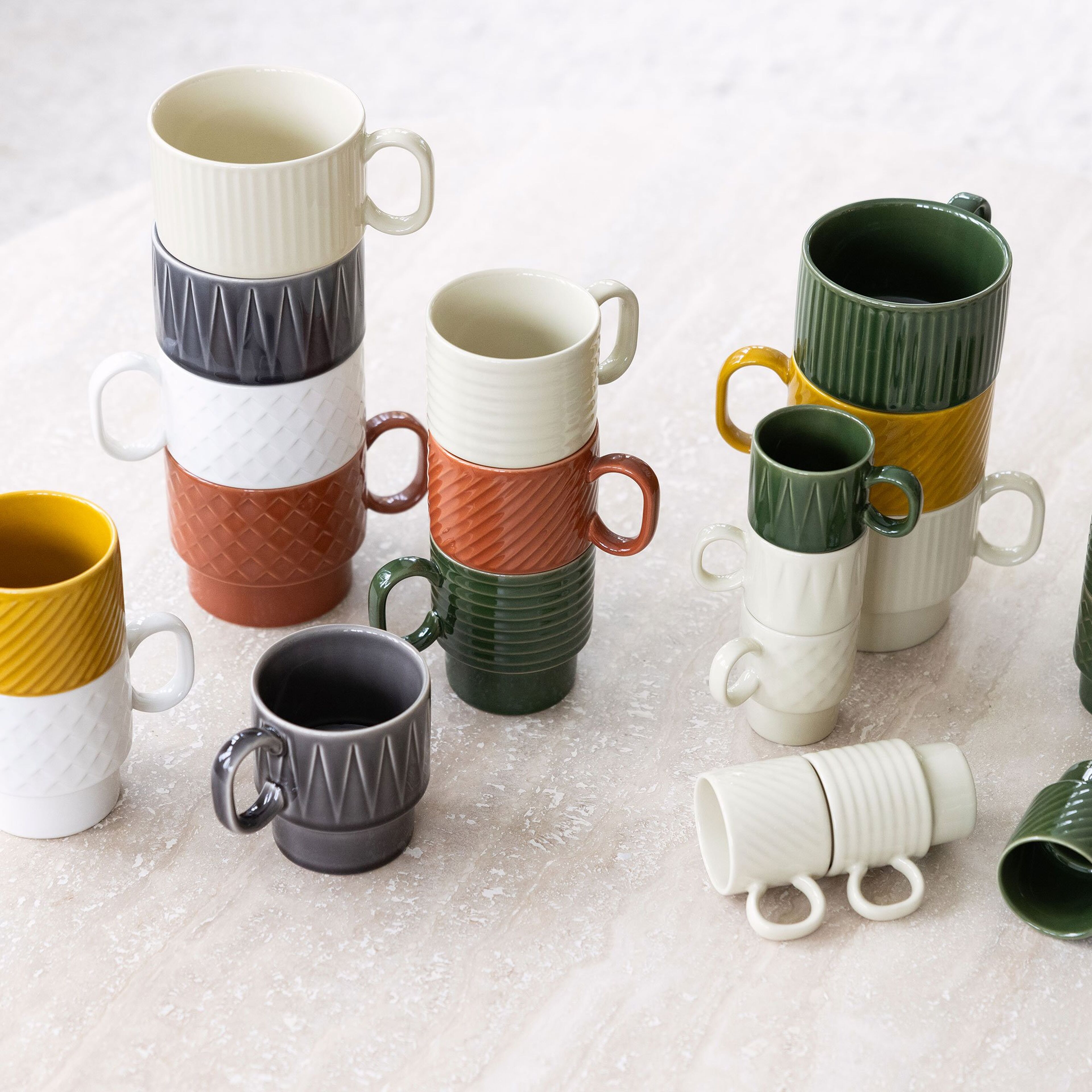 Sagaform Coffee & More kaffekopp 2-pakning, beige