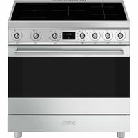 C9IMX2 Classic Induktionskomfur 90 cm, rustfrit stål