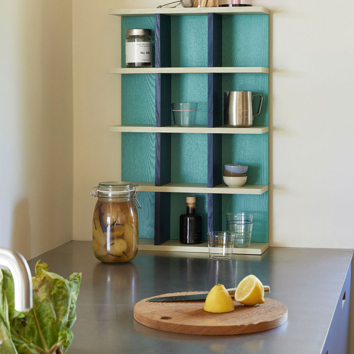 Hübsch Orbit Drikkeglas, klar/gul