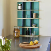 Hübsch Orbit Drikkeglas, klar/gul