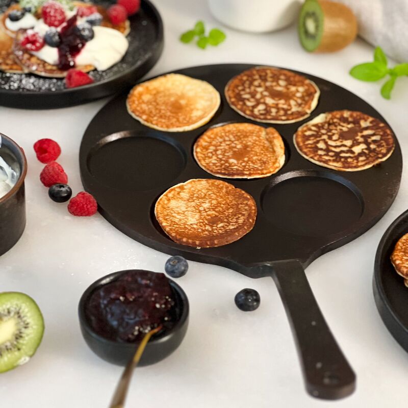 Crepepande 18 cm, kulstål