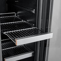 Arctic Collection 60 Duo innbyggbart vin- og ølkjøleskap, svart