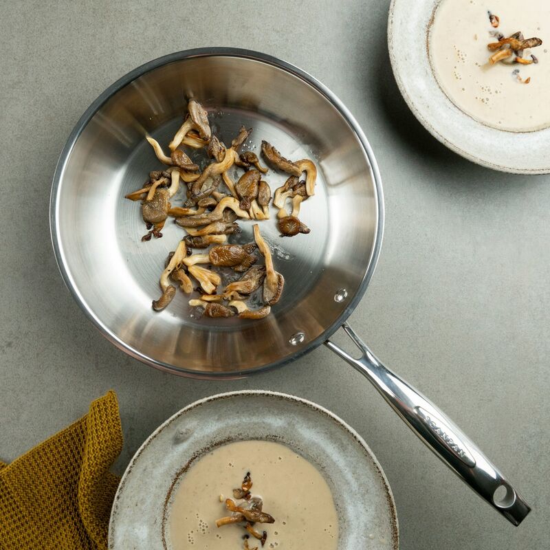 STS paistinpannu 24 cm, ruostumaton teräs