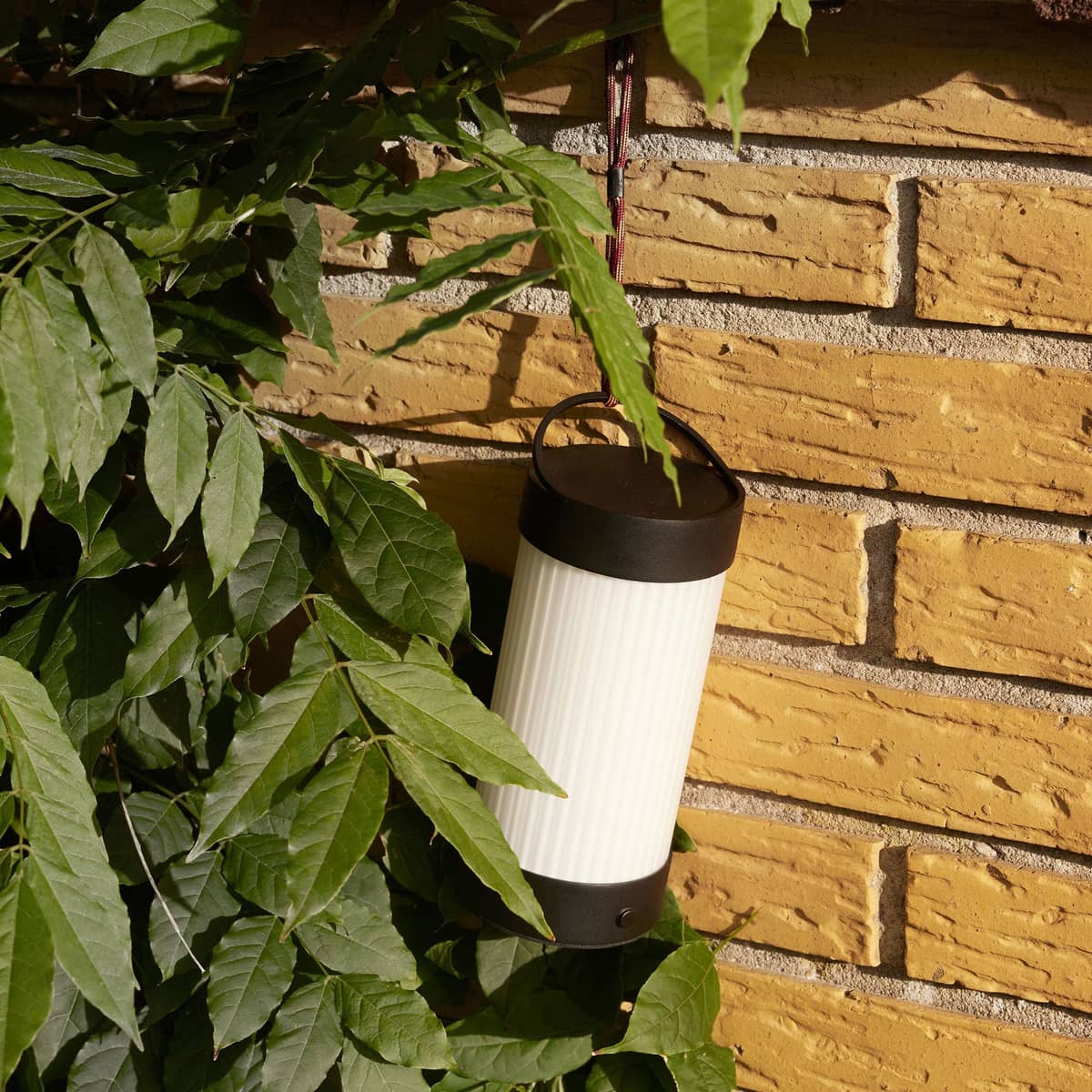 Camp transportabel lampe, sort