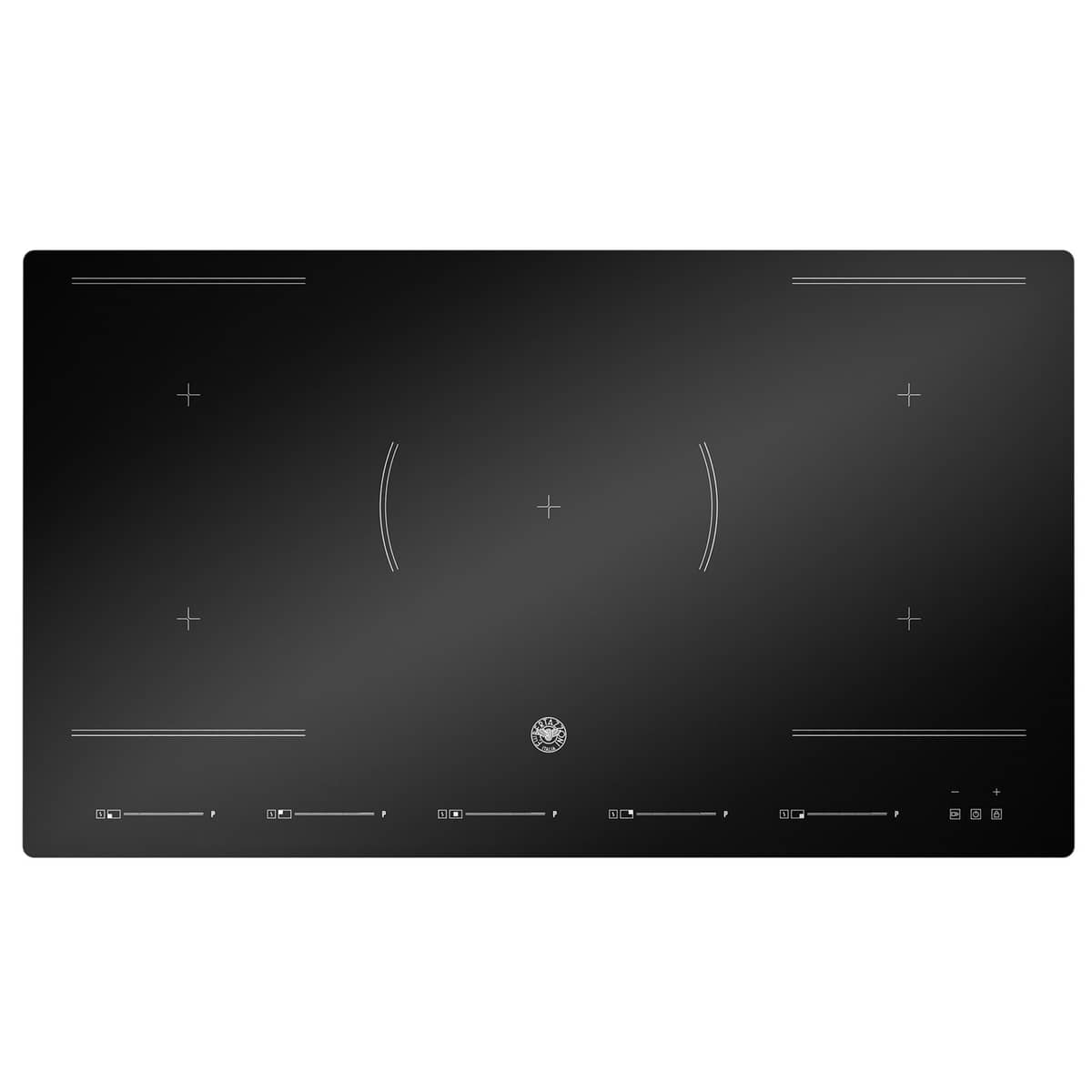 Induktionskogeplade 90 cm 5 zoner