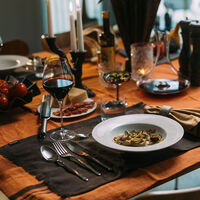 Dug Limrick 160 x 160 cm., Terracotta