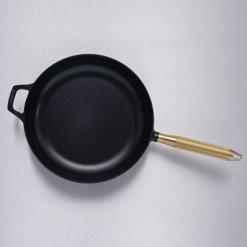 Buster+Punch stekepanne rund 28 cm, messinghåndtak