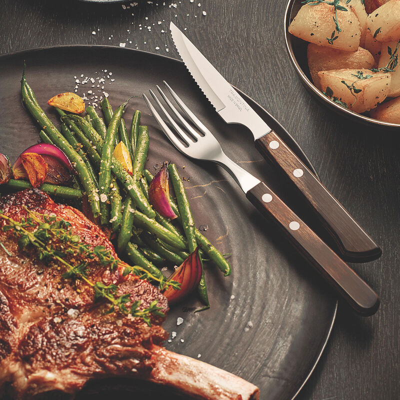 Steakbestik 12 dele, polywood