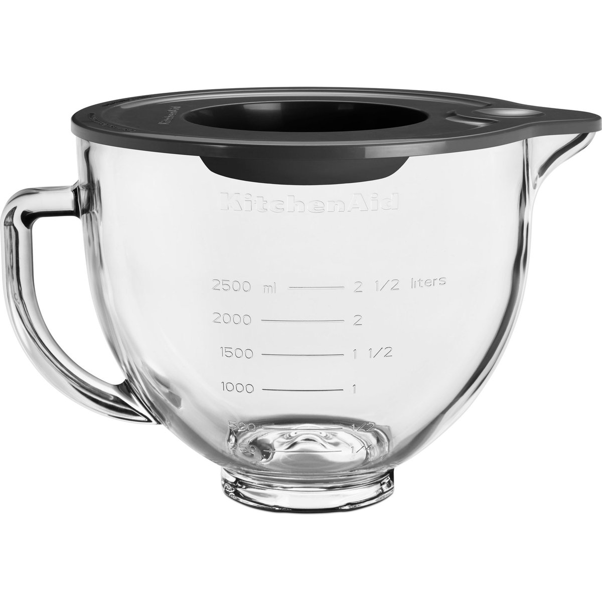 Glasskål till köksmaskin 4,7 liter