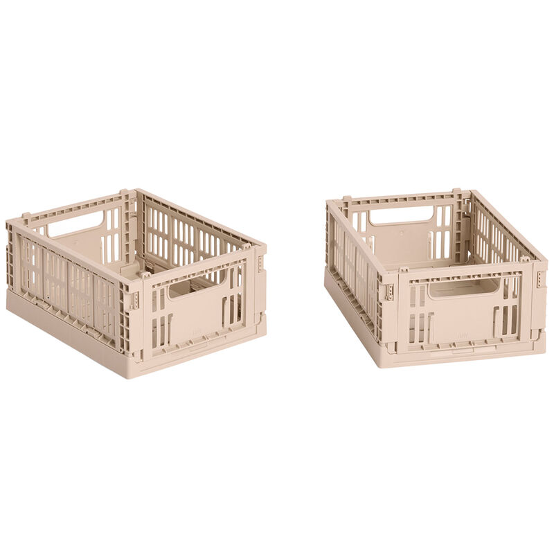 HAY Colour Crate Mini Opbevaringskasse, powder, 2 stk.