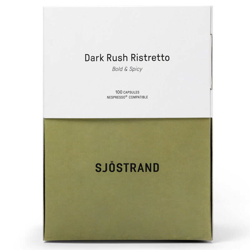 Dark Rush Ristretto kaffekapslar 100 pack