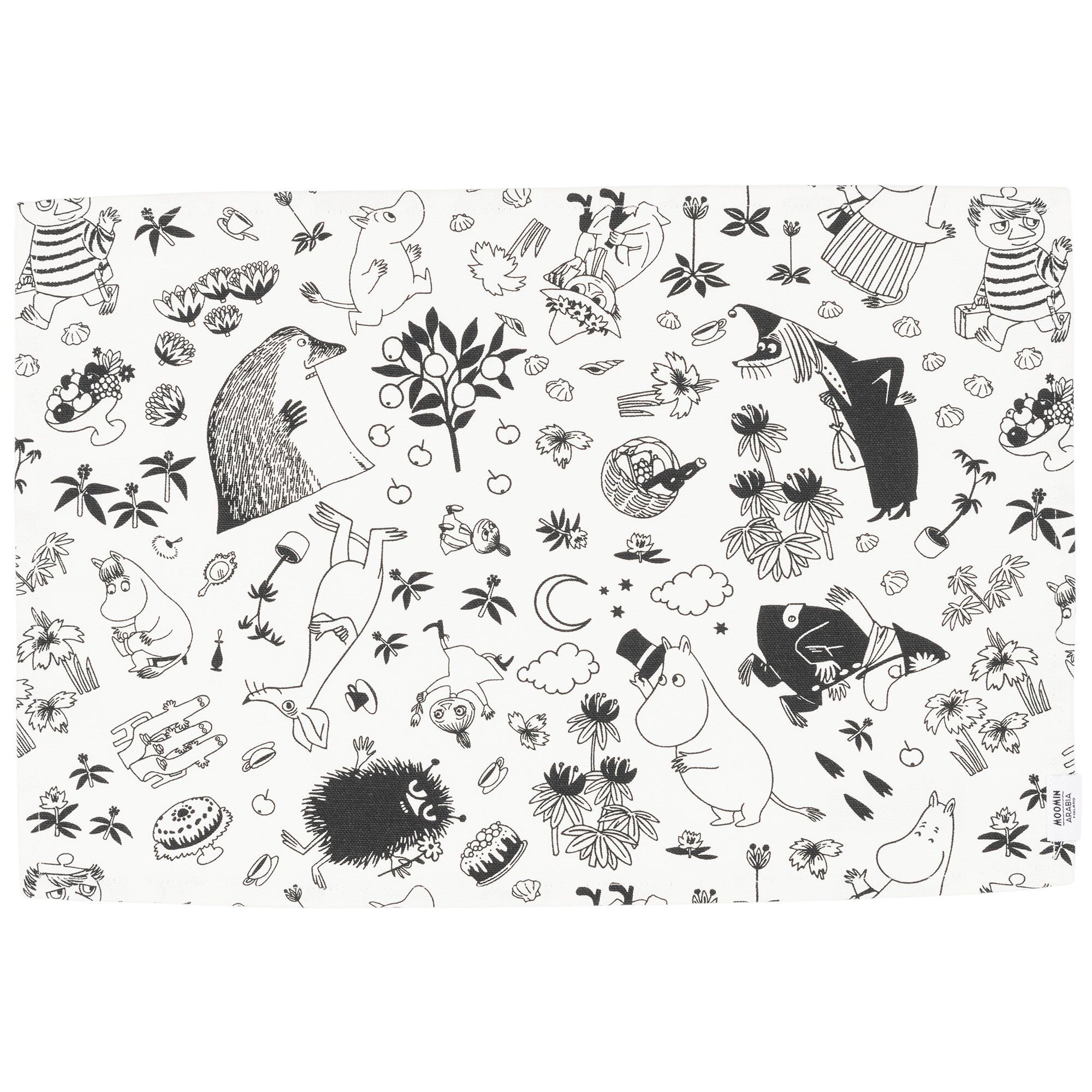 Mumin bordstablett 33 x 45 cm, off-white