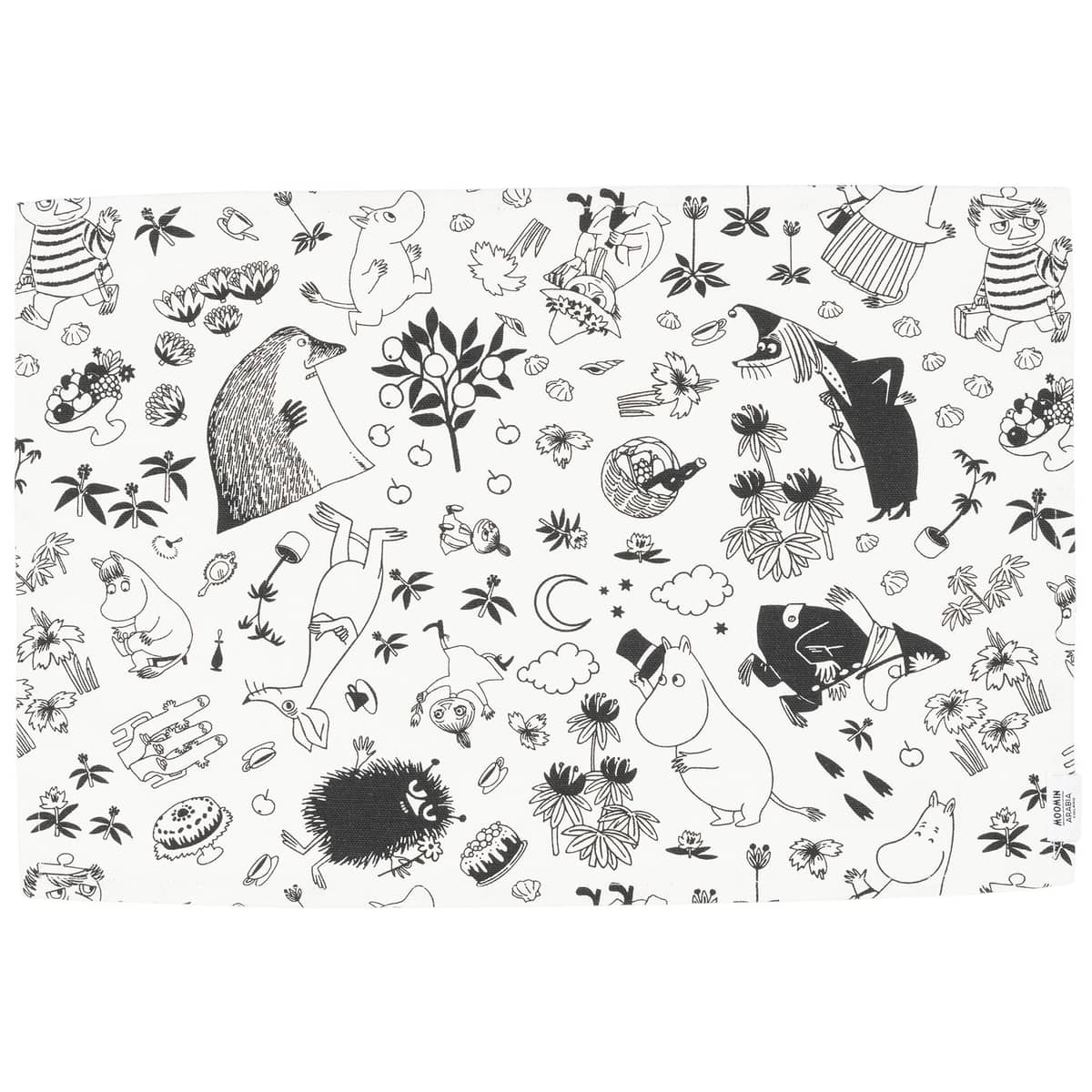 Mumin bordstablett 33 x 45 cm, off-white
