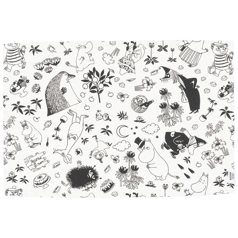 Mumin ruokatabletti 33 x 45 cm, luonnonvalkoinen