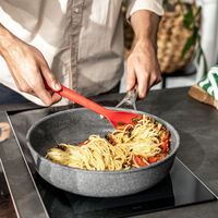 Salina traktørpanne med lokk 28 cm, aluminium