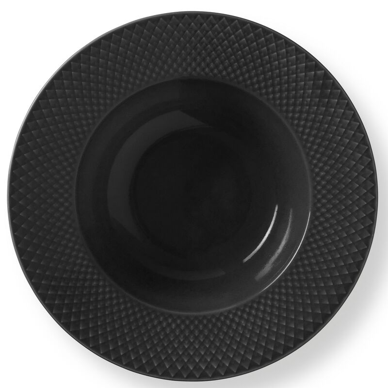 Rhombe Earth dyb tallerken 24,5 cm, slate