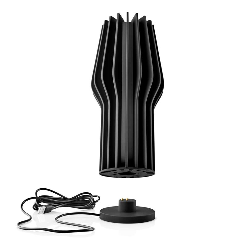 Radiant LED-lampa portabel 25 cm, black