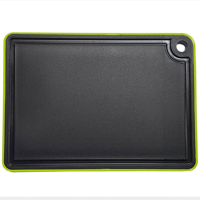 Skjærebrett, 27x19 cm, svart/lime