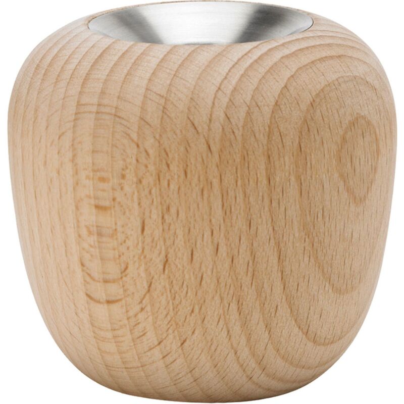 liten ljusstake, bokträ